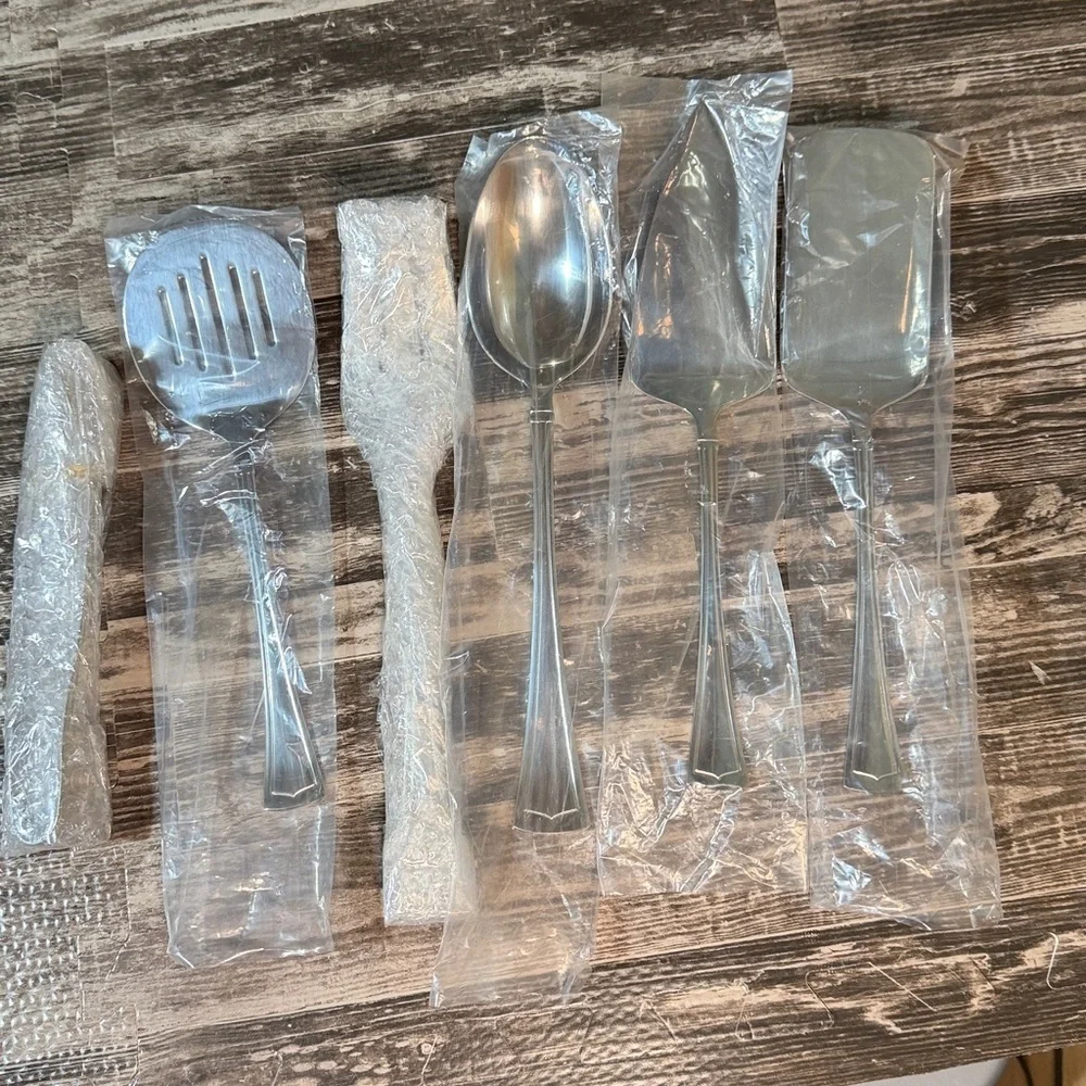 Lenox Fonthill 6-piece Entertainment/Hostess Serving Set EUC